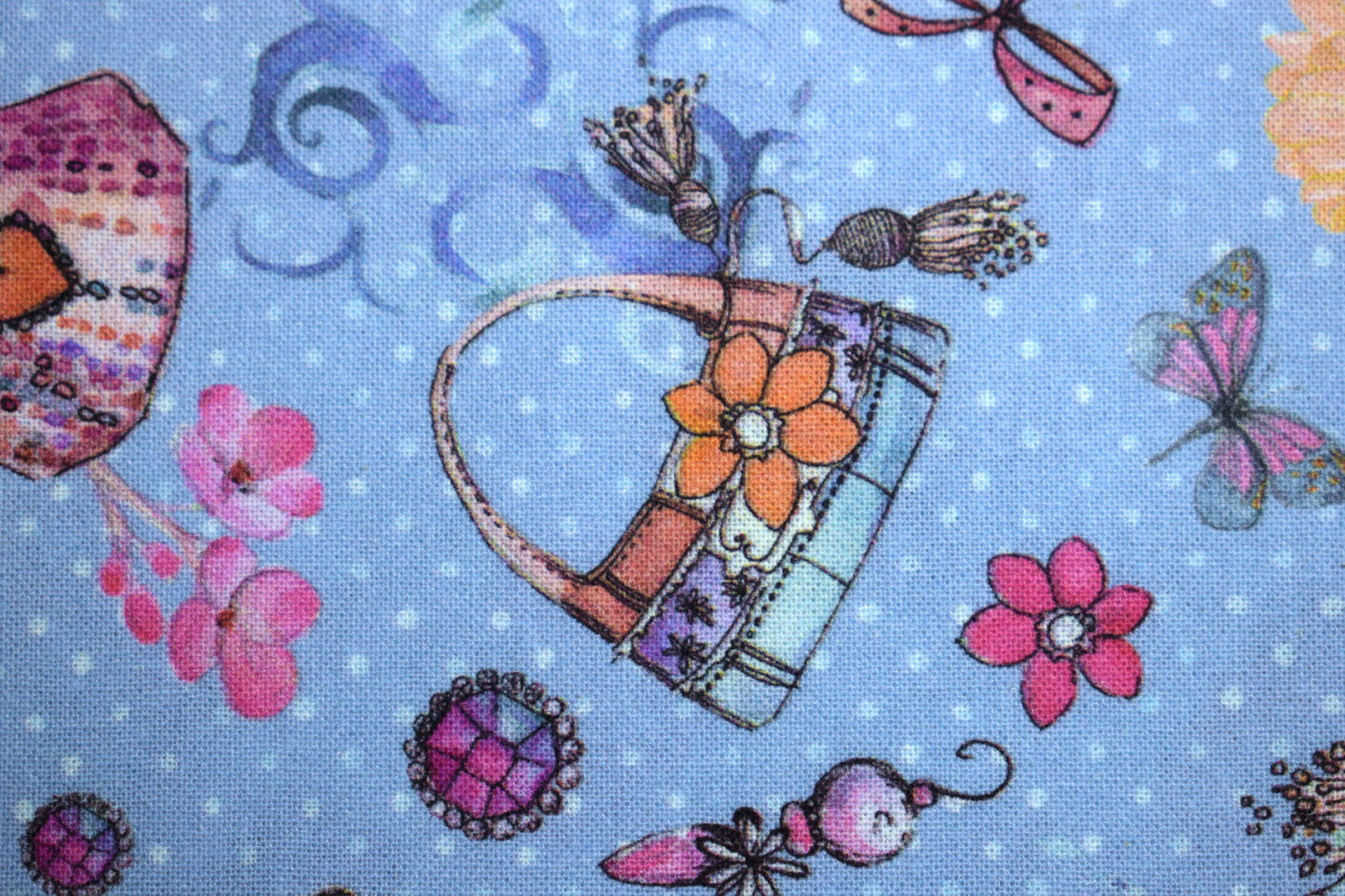 Valentines day fabric, heart fabric, quilting fabric, cotton fabric, Price by the Half Metre The Quilt Sanctuary