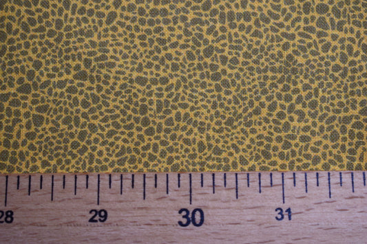 Leopard print fabric, mosaic Quilting fabric, cotton fabric, dressmaking fabric, mustard fabric, mosaic fabric, Price by the Half Metre The Quilt Sanctuary