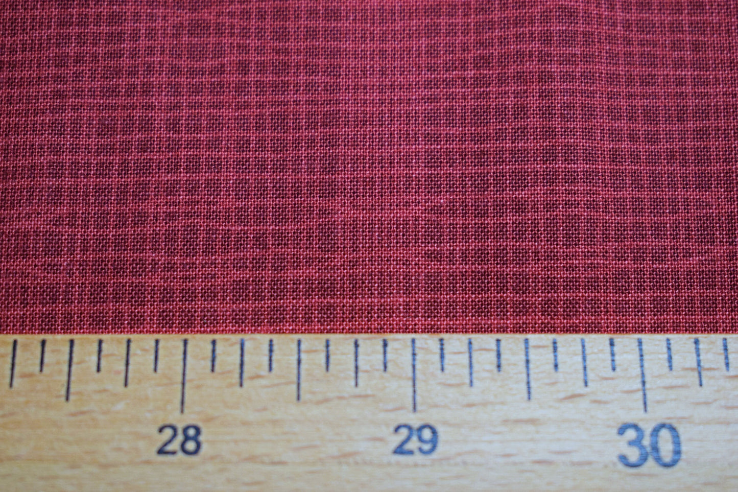 Burgundy checked fabric, Quilting fabric, makower fabric, red fabric, blender fabric, Price by the Half Metre The Quilt Sanctuary