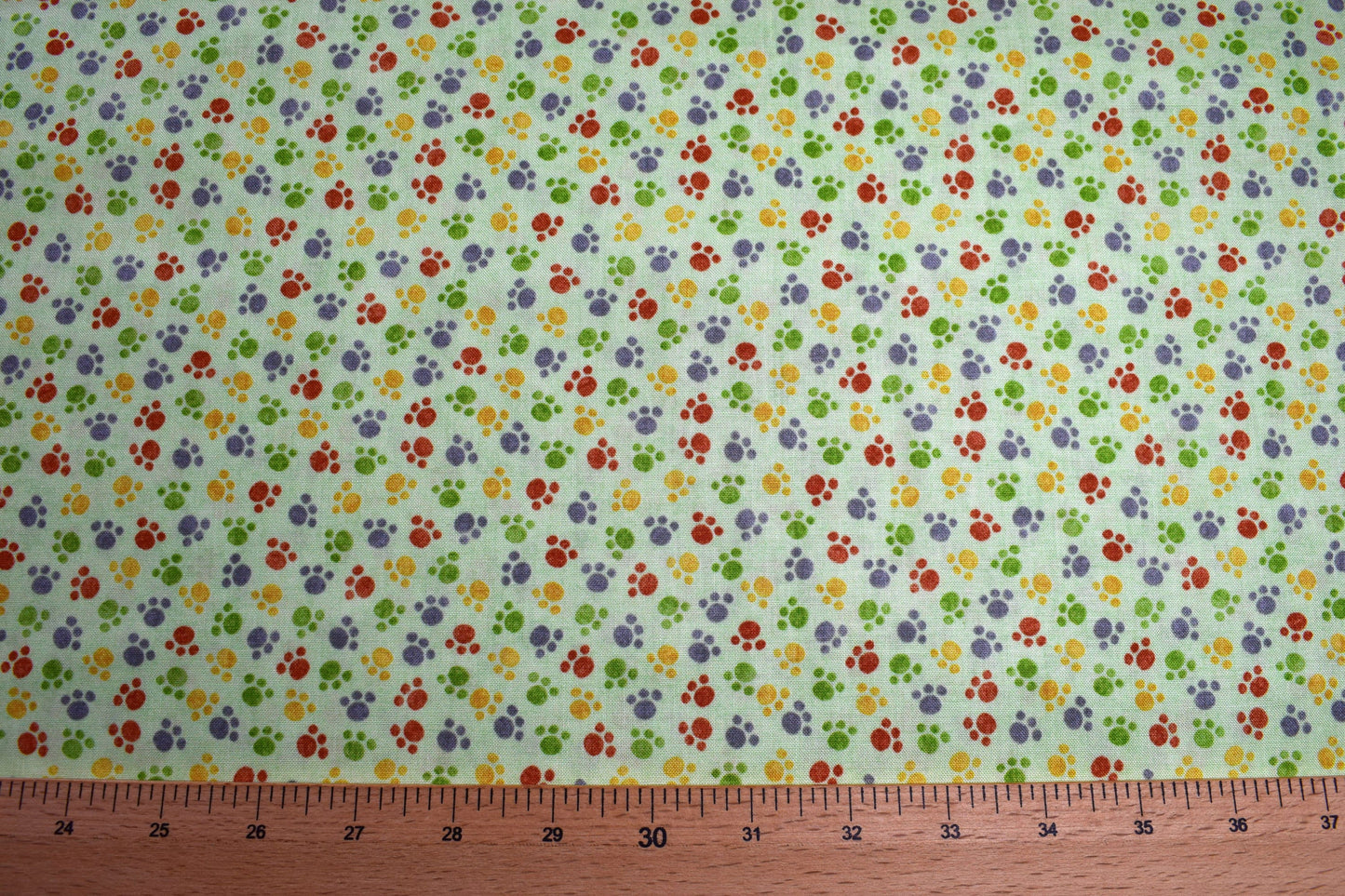paw print fabric, jungle buddies fabric, Quilting fabric, cotton fabric, quilting treasures, childrens fabric, Price by the Half Metre The Quilt Sanctuary