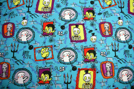 Halloween fabric bundle, Quilting fabrics , cotton fabric, fabric bundles, childrens fabric bundle, scary fabric bundle, vampire fabric The Quilt Sanctuary