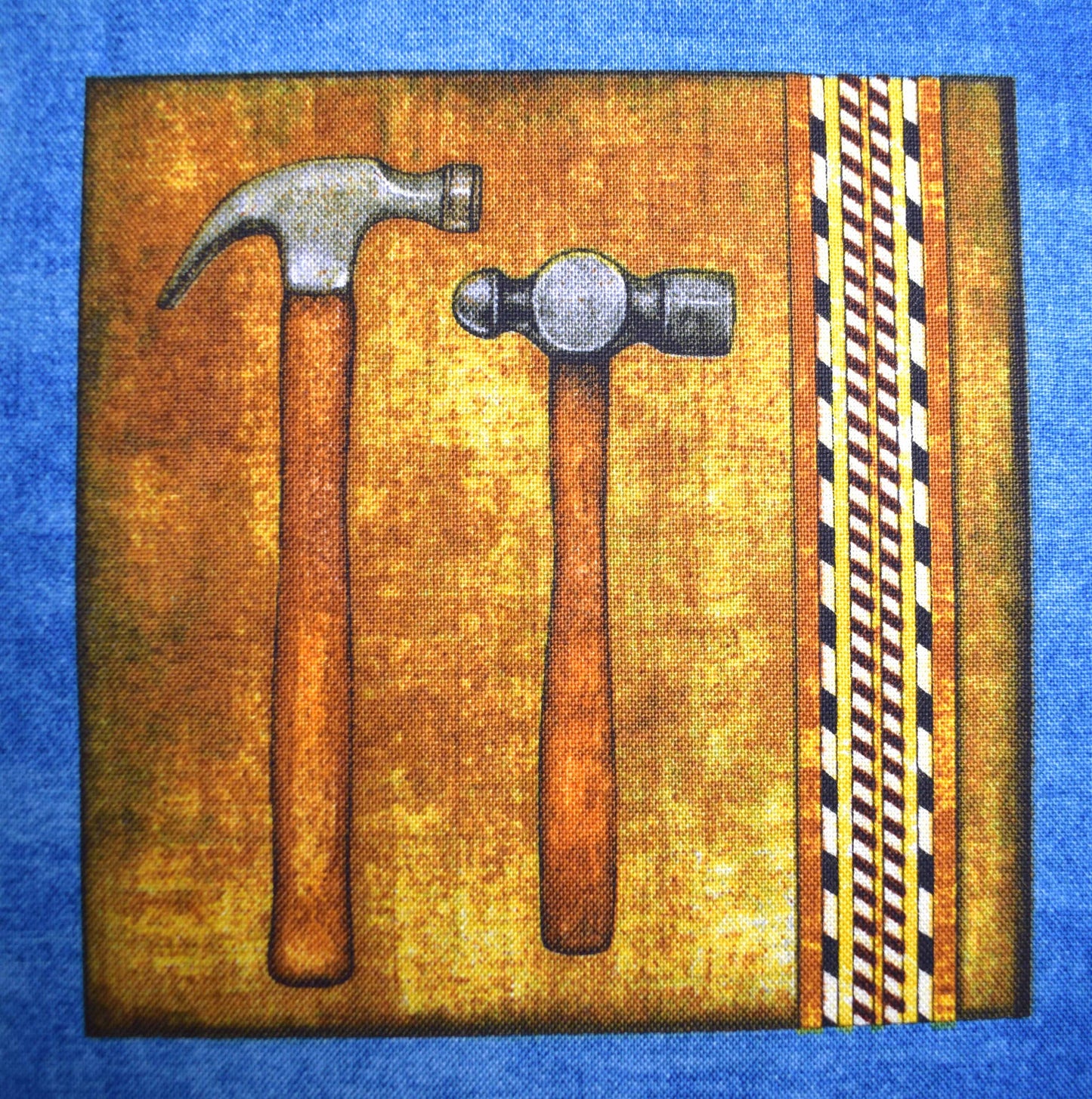 Craftsman Quilting panel, woodworking fabric, quilting treasures fabric panel, mens fabric The Quilt Sanctuary