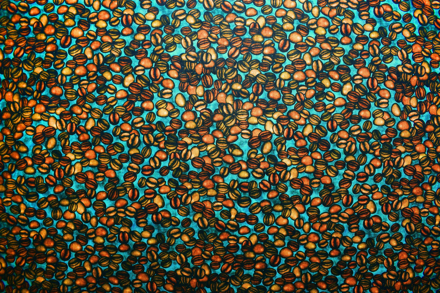 Coffee bean fabric, Quilting fabric, cotton fabric, quilting treasures, cafe all day - Price by the Half Metre The Quilt Sanctuary