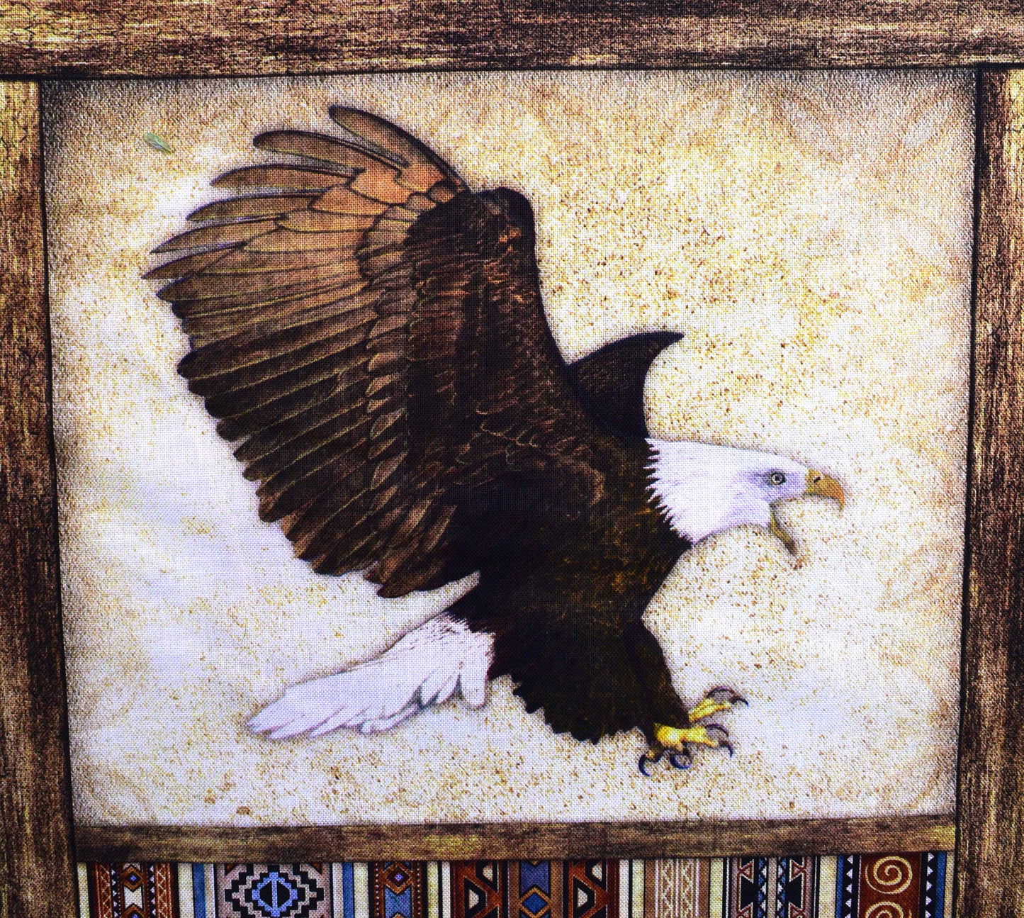 American wilderness panel, Quilting panel, cotton fabric, timberland trail The Quilt Sanctuary