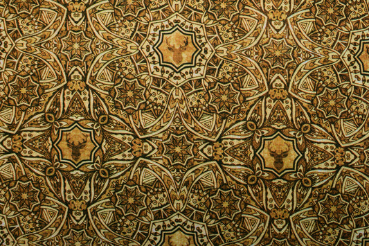 stag head fabric, Quilting fabric, cotton fabric, timberland trails - Price by the Half Metre The Quilt Sanctuary