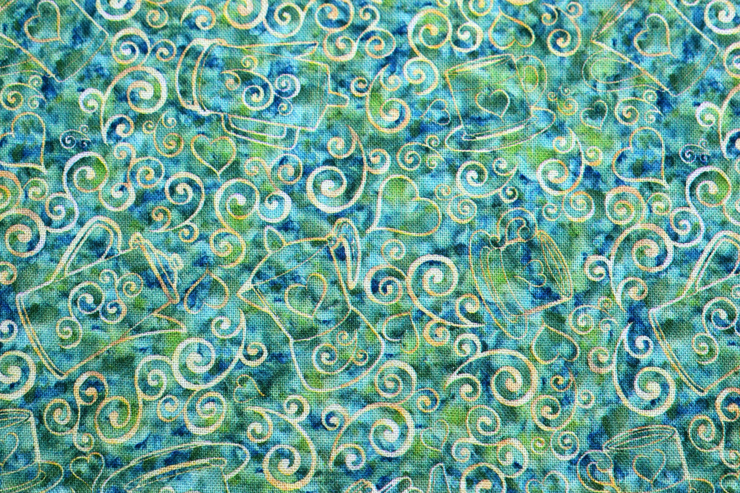 Coffee lovers fabric collection, Quilting fabric bundle, cotton fabric, cafe all day The Quilt Sanctuary