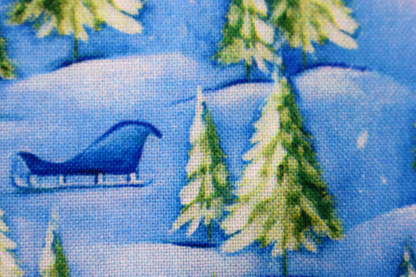 Christmas trees Fabric, Christmas Quilting fabric, Wooldland Cuties, price by the half metre The Quilt Sanctuary