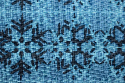 Blue lattice fabric, Celestial Winter Fabric , Quilting fabric, Jason Yenter - Price by the Half Metre The Quilt Sanctuary