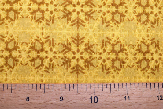 Golden lattice fabric, Celestial Winter Fabric , Quilting fabric, Jason Yenter - Price by the Half Metre The Quilt Sanctuary