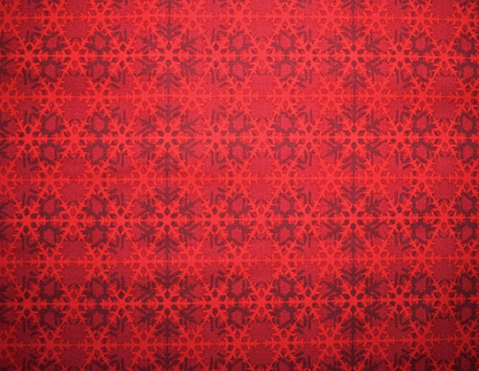 Red lattice fabric, Celestial Winter Fabric , Quilting fabric, Jason Yenter - Price by the Half Metre The Quilt Sanctuary