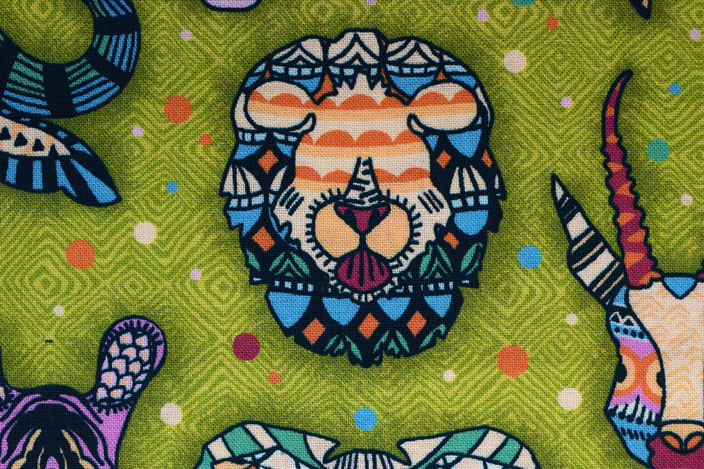 African animal fabric, Cotton Quilting Fabric The Quilt Sanctuary