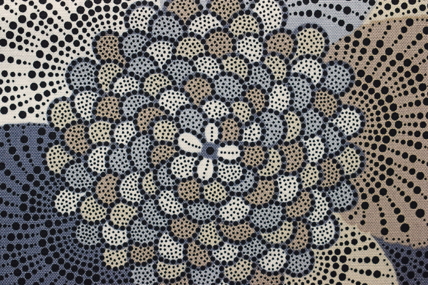 large floral fabric, Sepia Quilting fabric, cotton fabric, Dolce Vita Deborah Edwards - Price by the Half Metre The Quilt Sanctuary