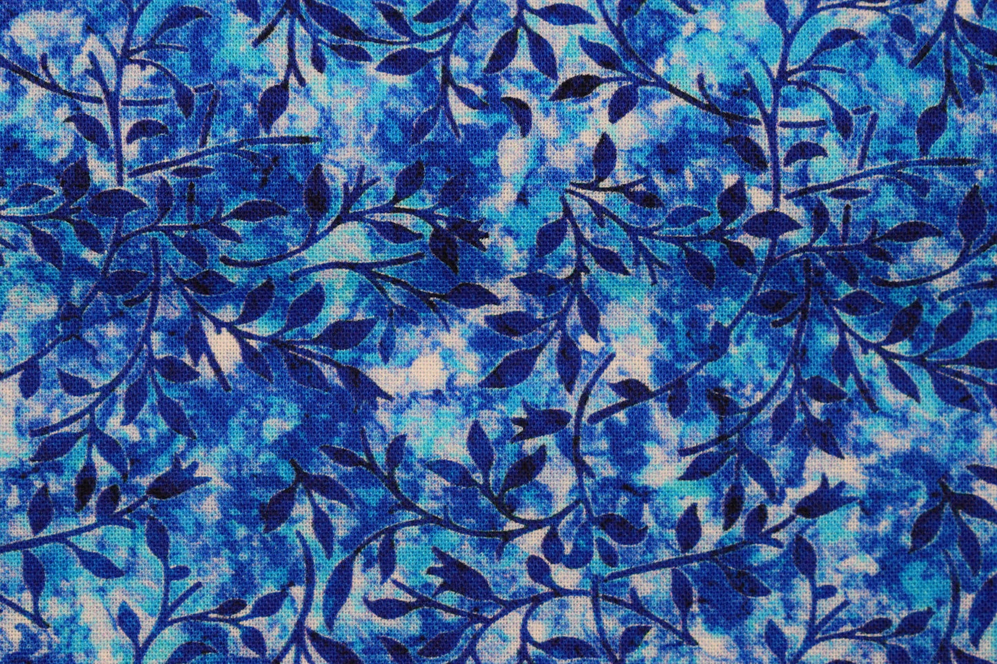 Blue Vine fabric, Quilting fabric, cotton fabric, quilting treasures, Mystical, Price by the Half Metre The Quilt Sanctuary