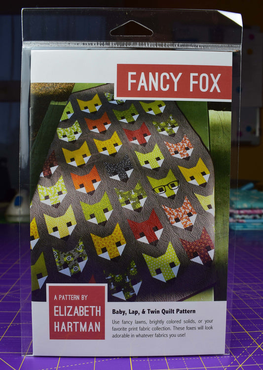Fancy Fox Quilting pattern by Elizabeth Hartman - PATTERN ONLY The Quilt Sanctuary