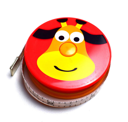 Giraffe Childrens tape measure, bear tape measure, metro zoo, childrens sewing, sewing gift, tape measure, retractable tape measure, The Quilt Sanctuary