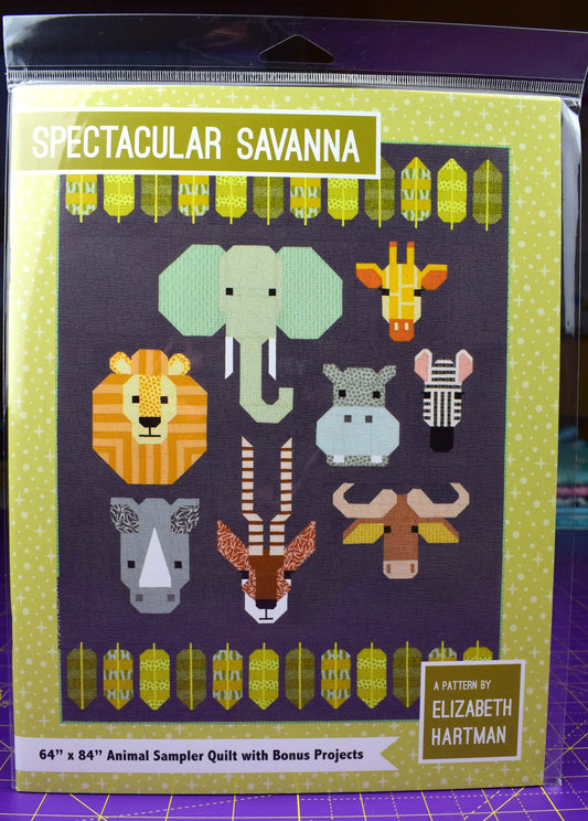 Spectacular Savanna Quilting pattern by Elizabeth Hartman - PATTERN ONLY The Quilt Sanctuary