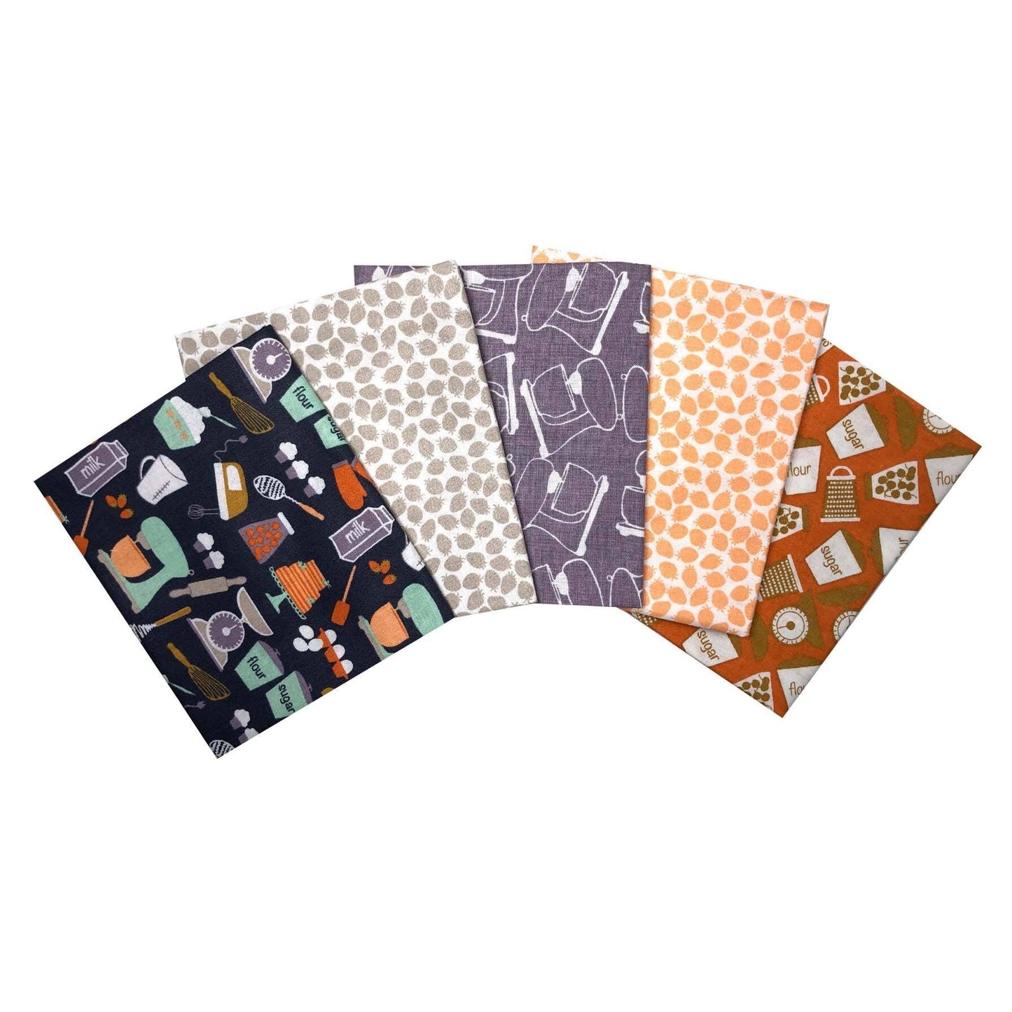 baking fat Quarter Bundle, cooking fabric, quilting fabric The Quilt Sanctuary