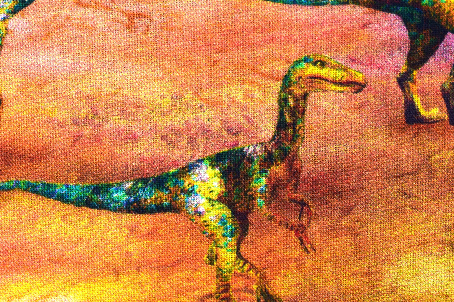 Raptor fabric, Quilting fabric, cotton fabric, velociraptor fabric - Price by the Half Metre The Quilt Sanctuary