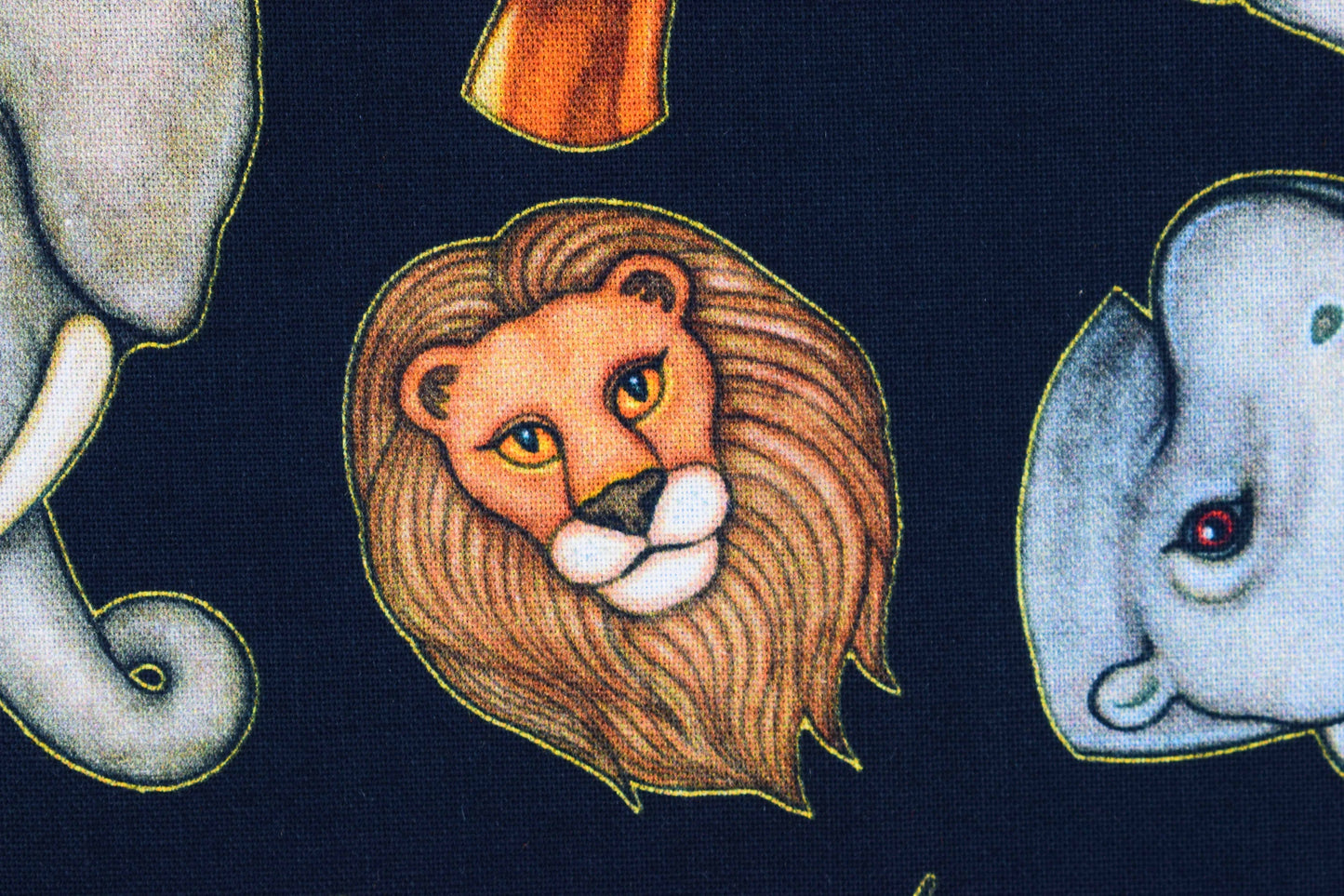 African animal heads fabric, Cotton Quilting Fabric by quilting treasures The Quilt Sanctuary