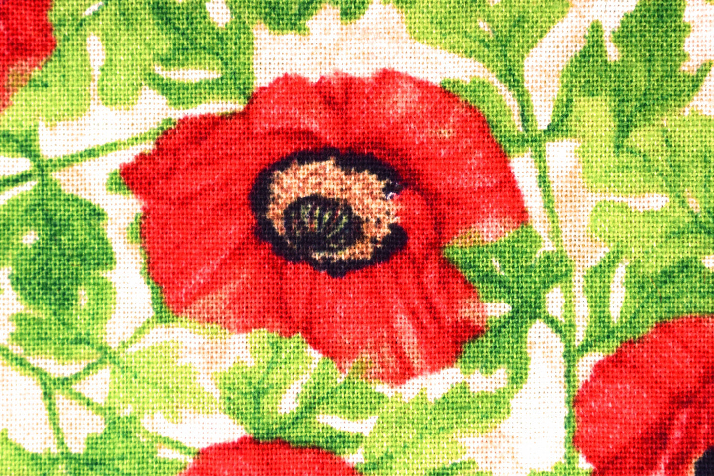 poppy fabric, poppies quilting fabric - Price by the Half Metre The Quilt Sanctuary