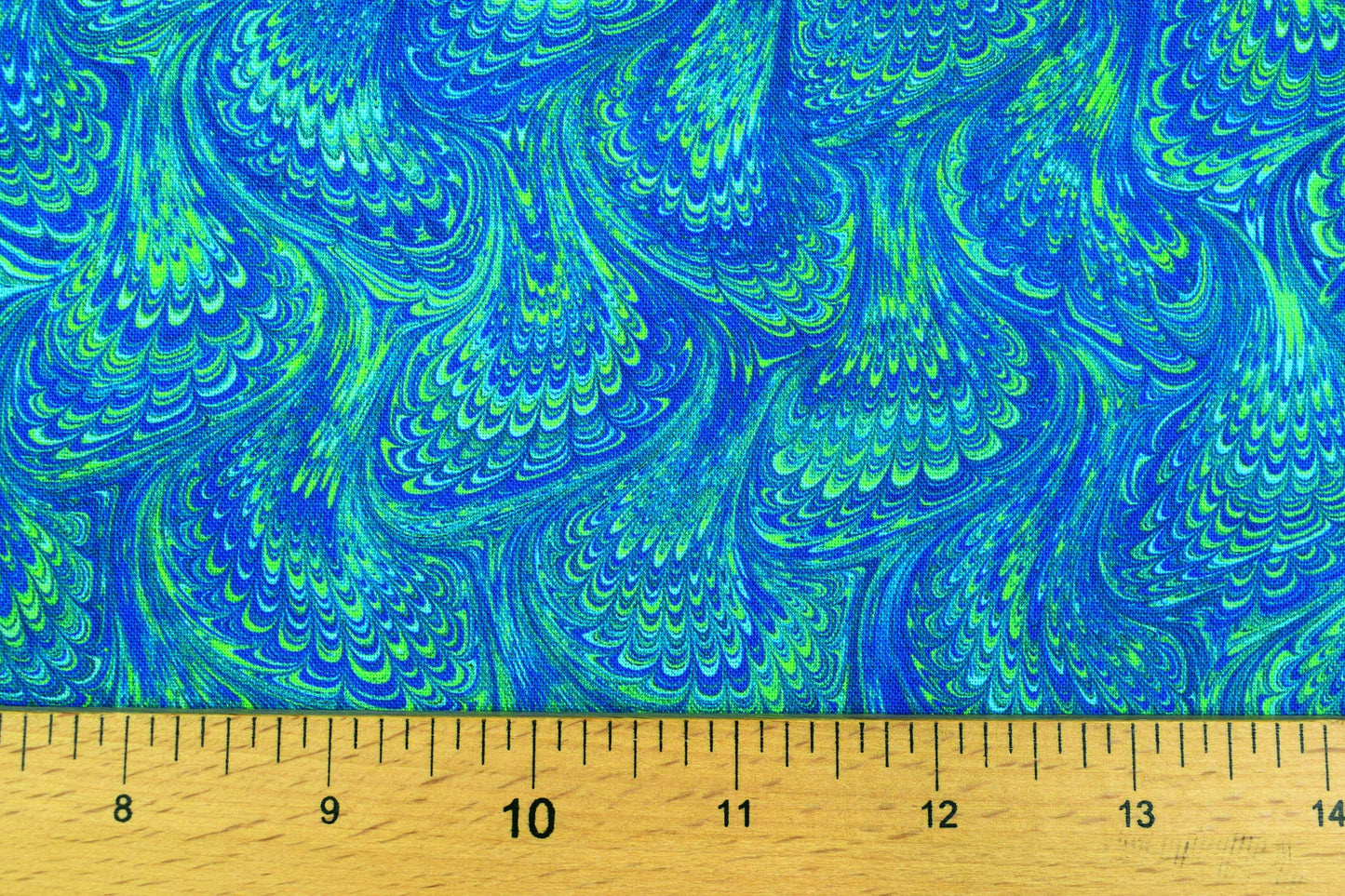 Blue Marbled paper quilting fabric, Library of Rarities robert Kaufman, Price by the Half Metre The Quilt Sanctuary