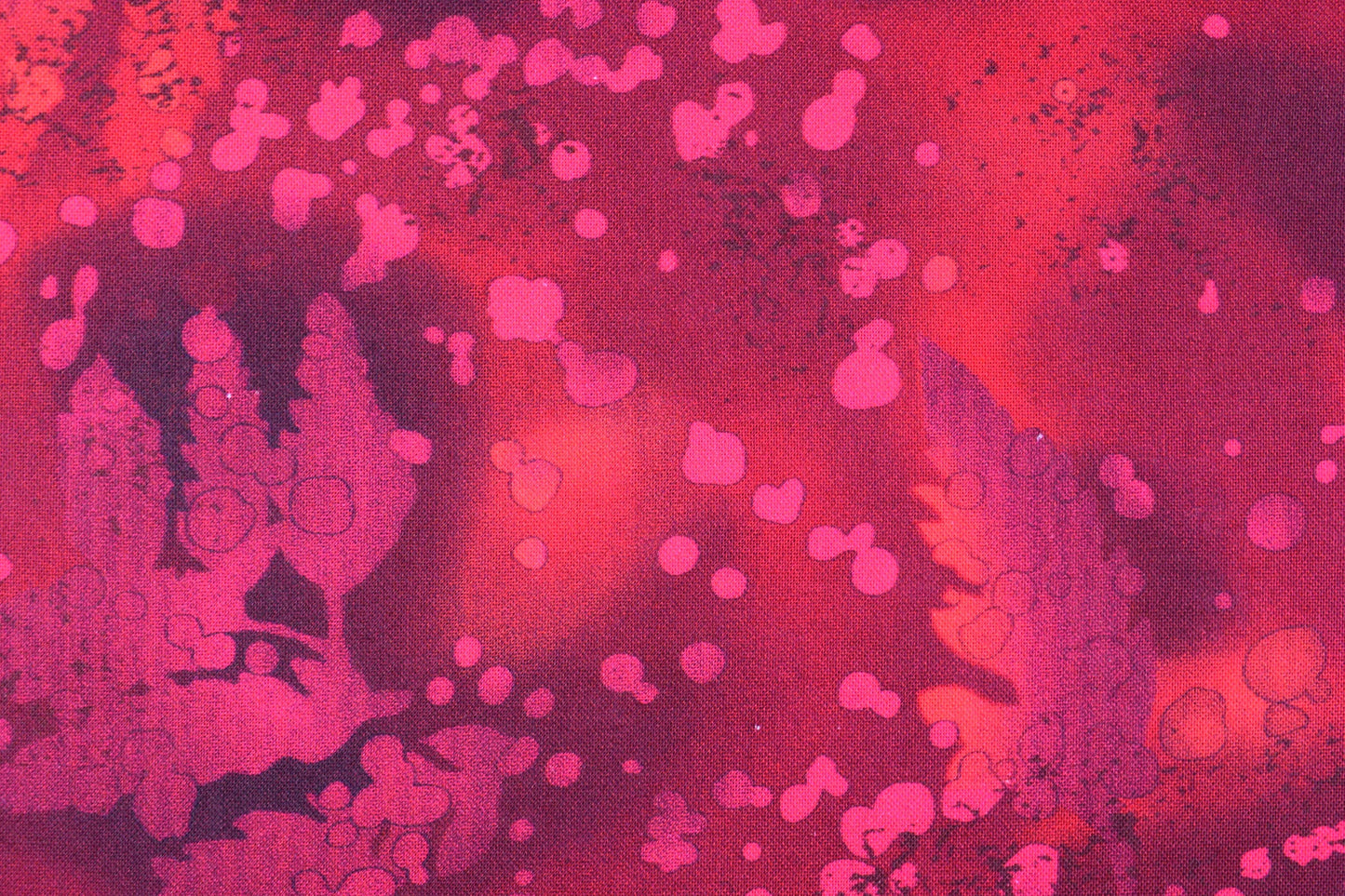 Red Batik Extra wide quilt backing fabric, cotton quilting fabric, Fossil fern - price per half metre The Quilt Sanctuary