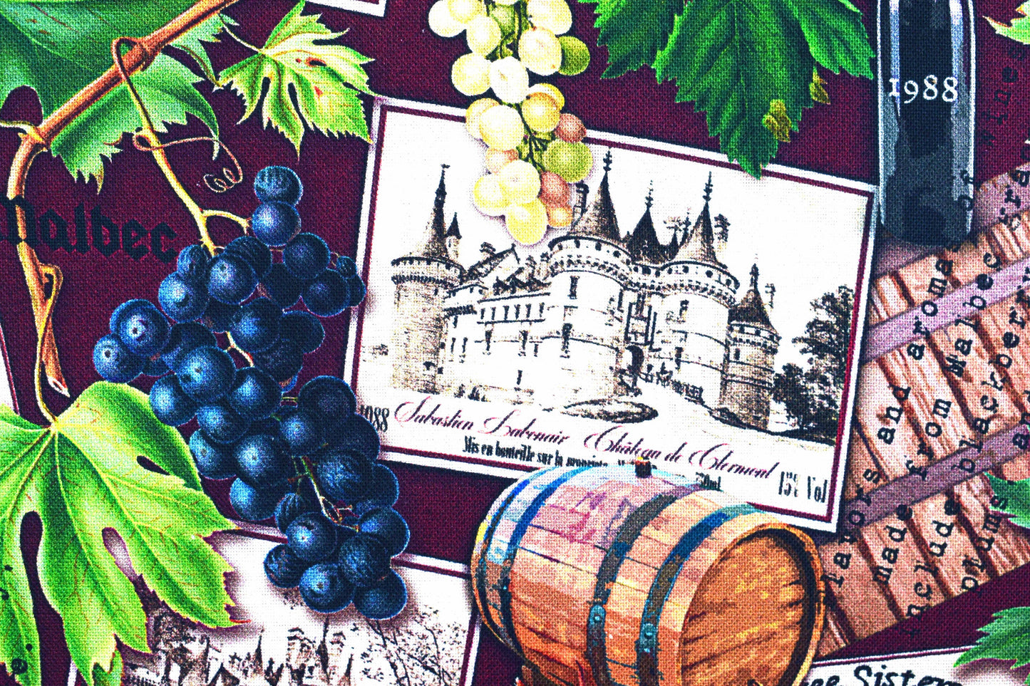 Wine Fabric, Quilting fabric, cotton fabric, You had me at Wine - Price by the Half Metre The Quilt Sanctuary