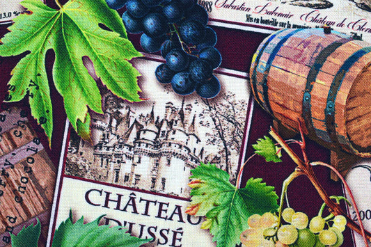 Wine Fabric, Quilting fabric, cotton fabric, You had me at Wine - Price by the Half Metre The Quilt Sanctuary
