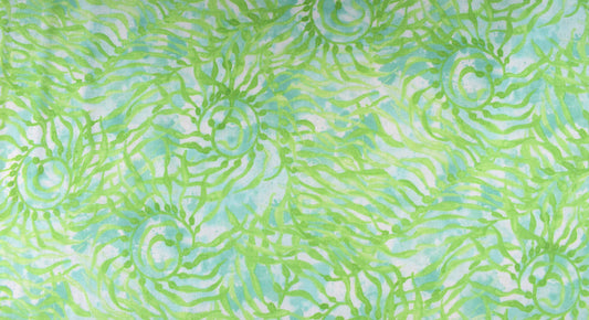 seaweed Fabric, cotton quilting fabric, Sunset Coast - Price by the Half Metre The Quilt Sanctuary