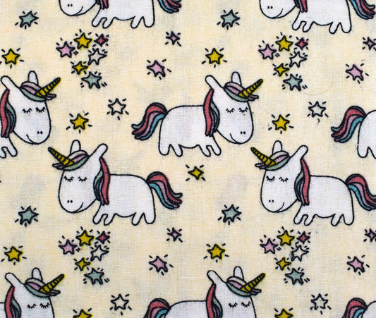 unicorn fat Quarter Bundle, childrens fabric, quilting fabric, unicorns and rainbows fabric The Quilt Sanctuary