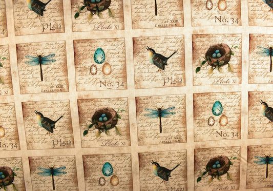 Keys to the garden fabric collection, country garden, cotton fabric, victorian style The Quilt Sanctuary