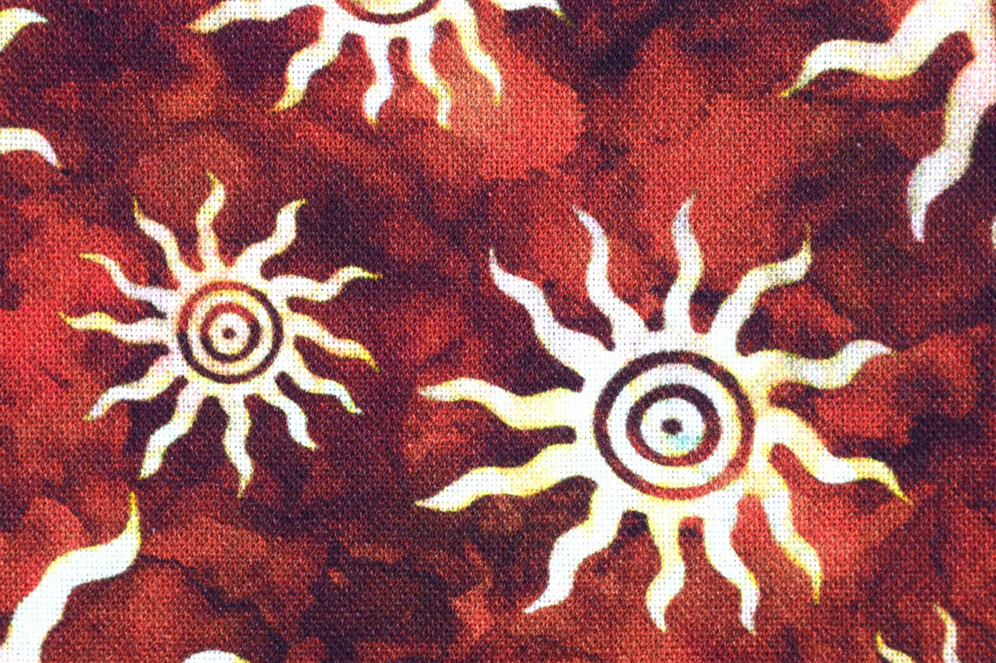 Sun fabric, native american fabric, Quilting fabric, cotton fabric, quilting treasures, southwest art, Price by the Half Metre The Quilt Sanctuary