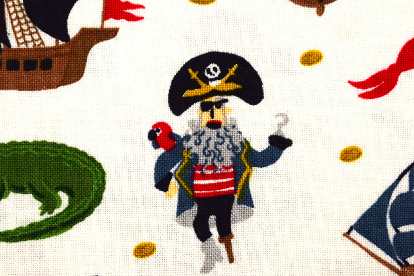 Pirate Captain fabric, quilting fabric, Pirates tale, Riley Blake Design - Price by the Half Metre The Quilt Sanctuary