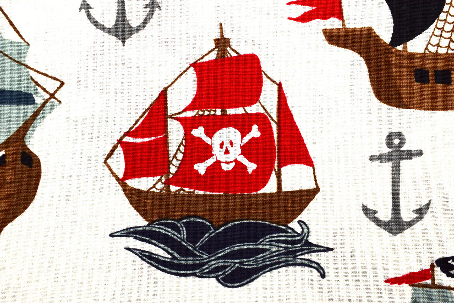 Pirate ship fabric, quilting fabric, Pirates tale, Riley Blake Design - Price by the Half Metre The Quilt Sanctuary