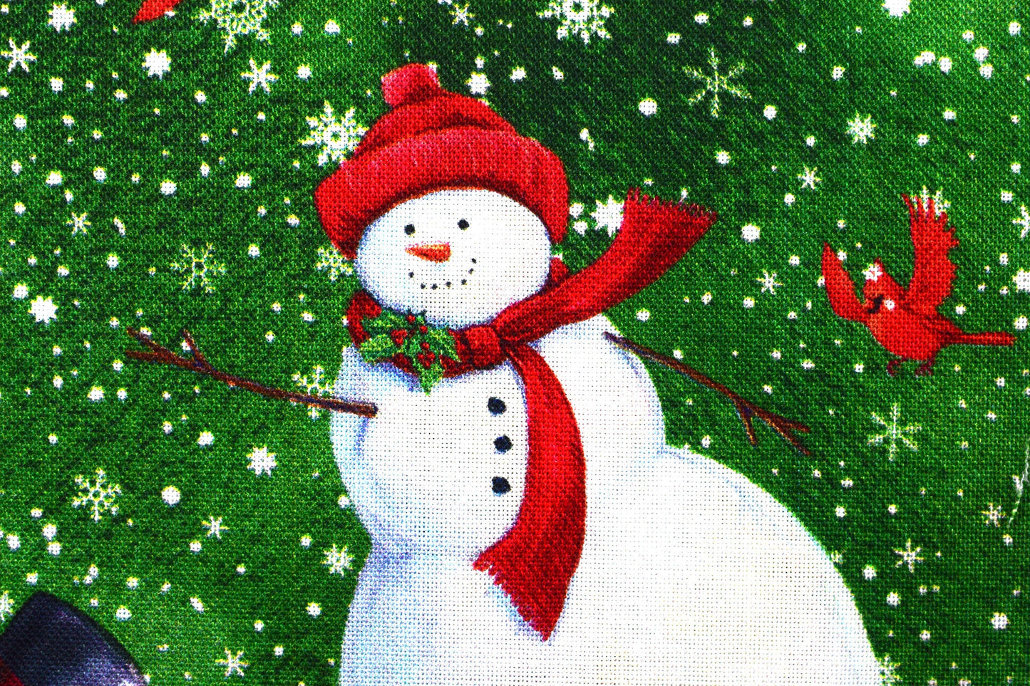 Snowman fabric, Christmas fabric, quilting treasures, quilting fabric, Price by the Half Metre The Quilt Sanctuary