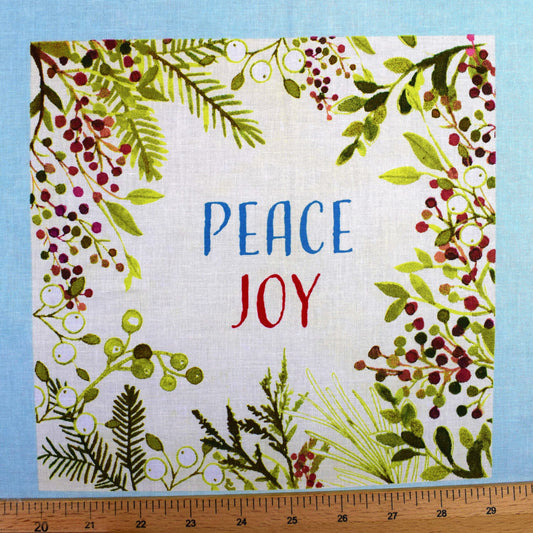 Christmas fabric panel, Christmas Quilting panel, O Christmas tree The Quilt Sanctuary