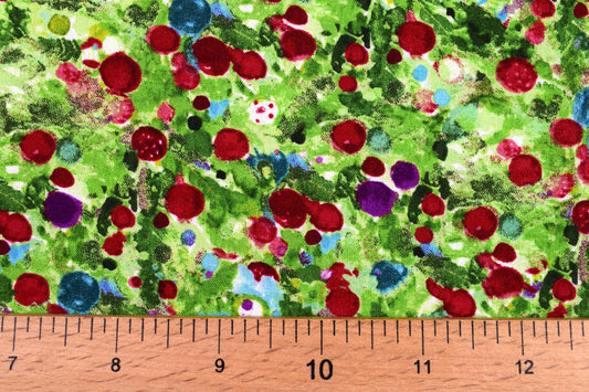 Christmas berry fabric, Christmas fabric, quilting fabric, O Christmas Tree - Price by the Half Metre The Quilt Sanctuary