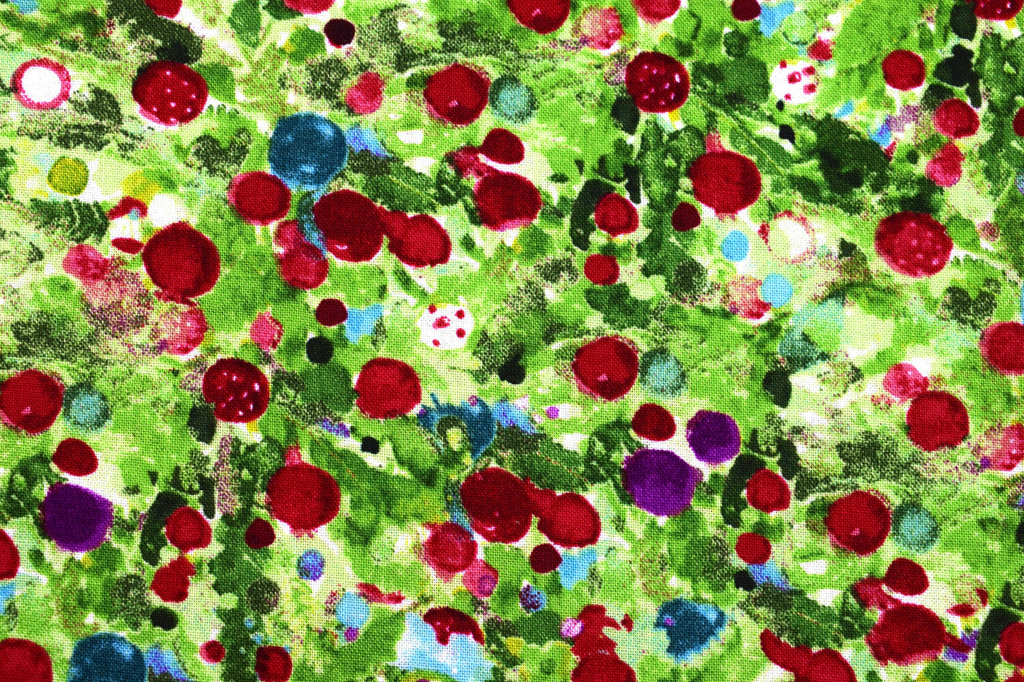 Christmas berry fabric, Christmas fabric, quilting fabric, O Christmas Tree - Price by the Half Metre The Quilt Sanctuary