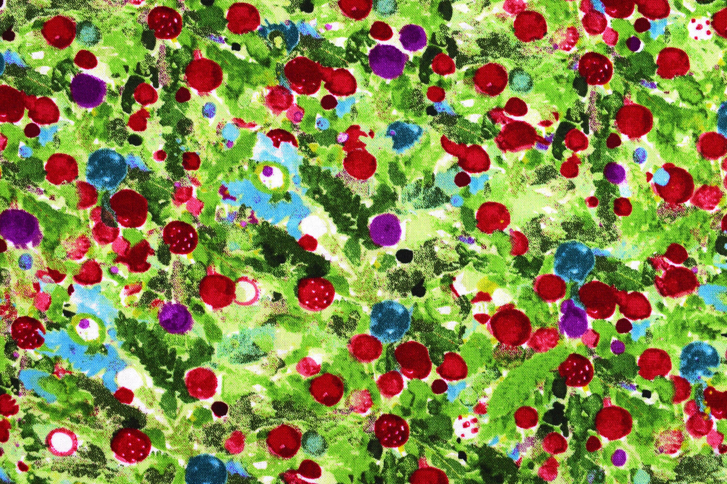 Christmas berry fabric, Christmas fabric, quilting fabric, O Christmas Tree - Price by the Half Metre The Quilt Sanctuary