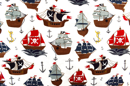 Pirate fat quarter bundle, Quilting fabric bundle, cotton fabric, Pirate Tales Riley Blake Designs The Quilt Sanctuary