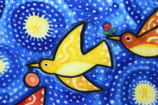 12 days of Christmas fabric, holiday quilting fabric, Price by the Half Metre The Quilt Sanctuary