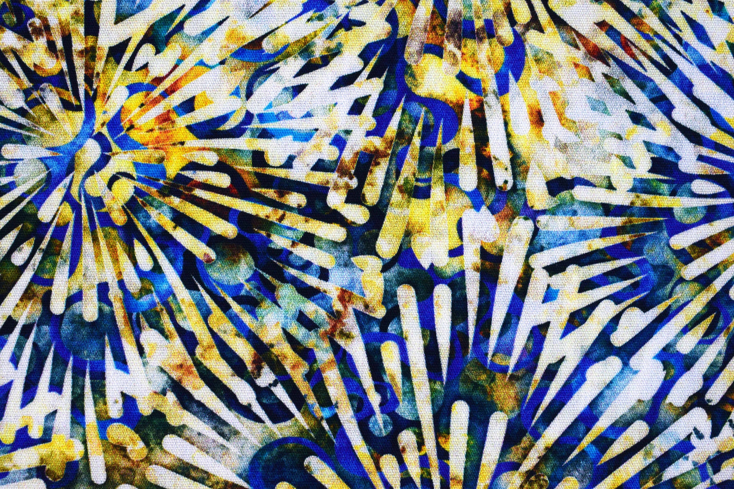 blue and gold batik fabric, Quilting fabric, cotton fabric, Quilting Treasures, Savannah, Price by the Half Metre The Quilt Sanctuary