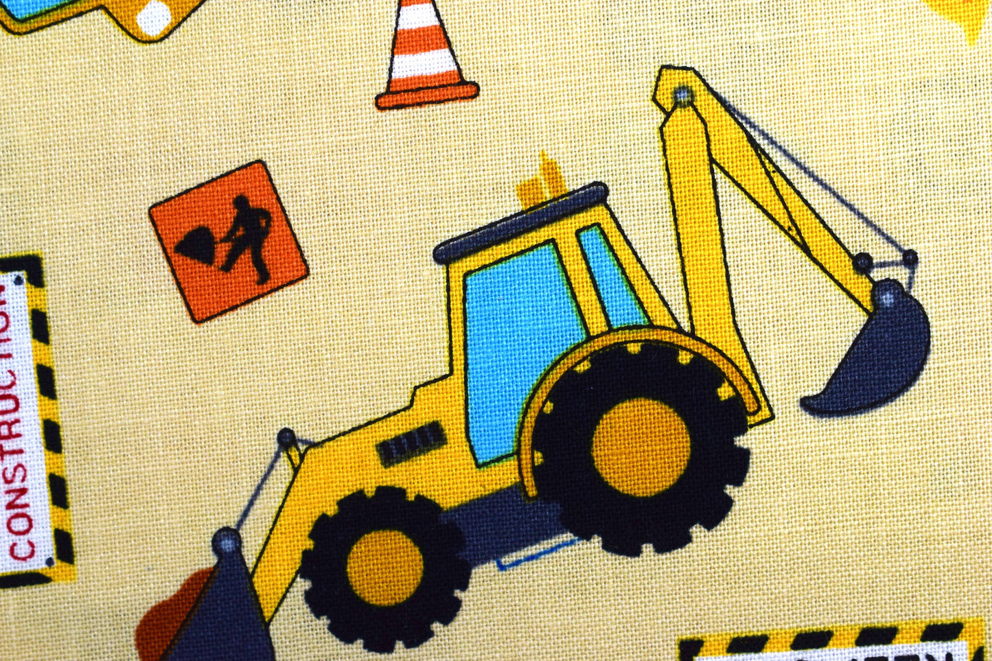 Construction Quilting Fabric, all around town, truck fabric - Price by the Half Metre The Quilt Sanctuary