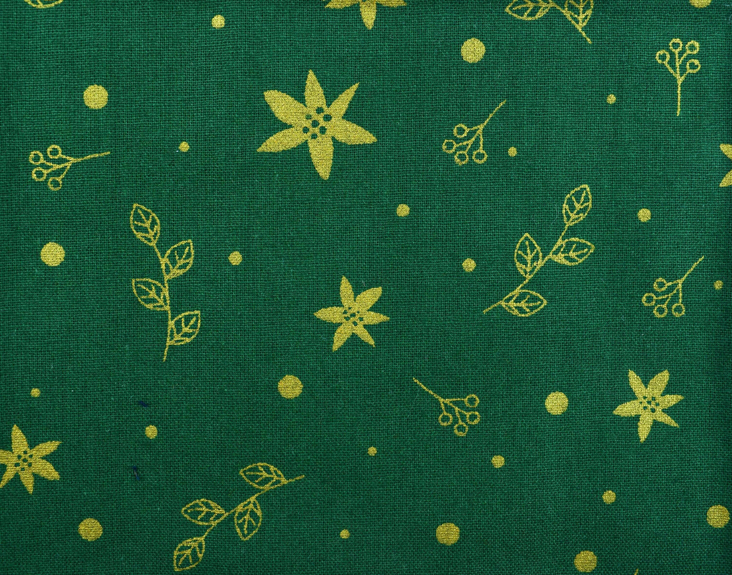 Poinsettia Fat Quarter Bundle, Quilting Fabric, Cotton Christmas Fabric, metallic fabric The Quilt Sanctuary