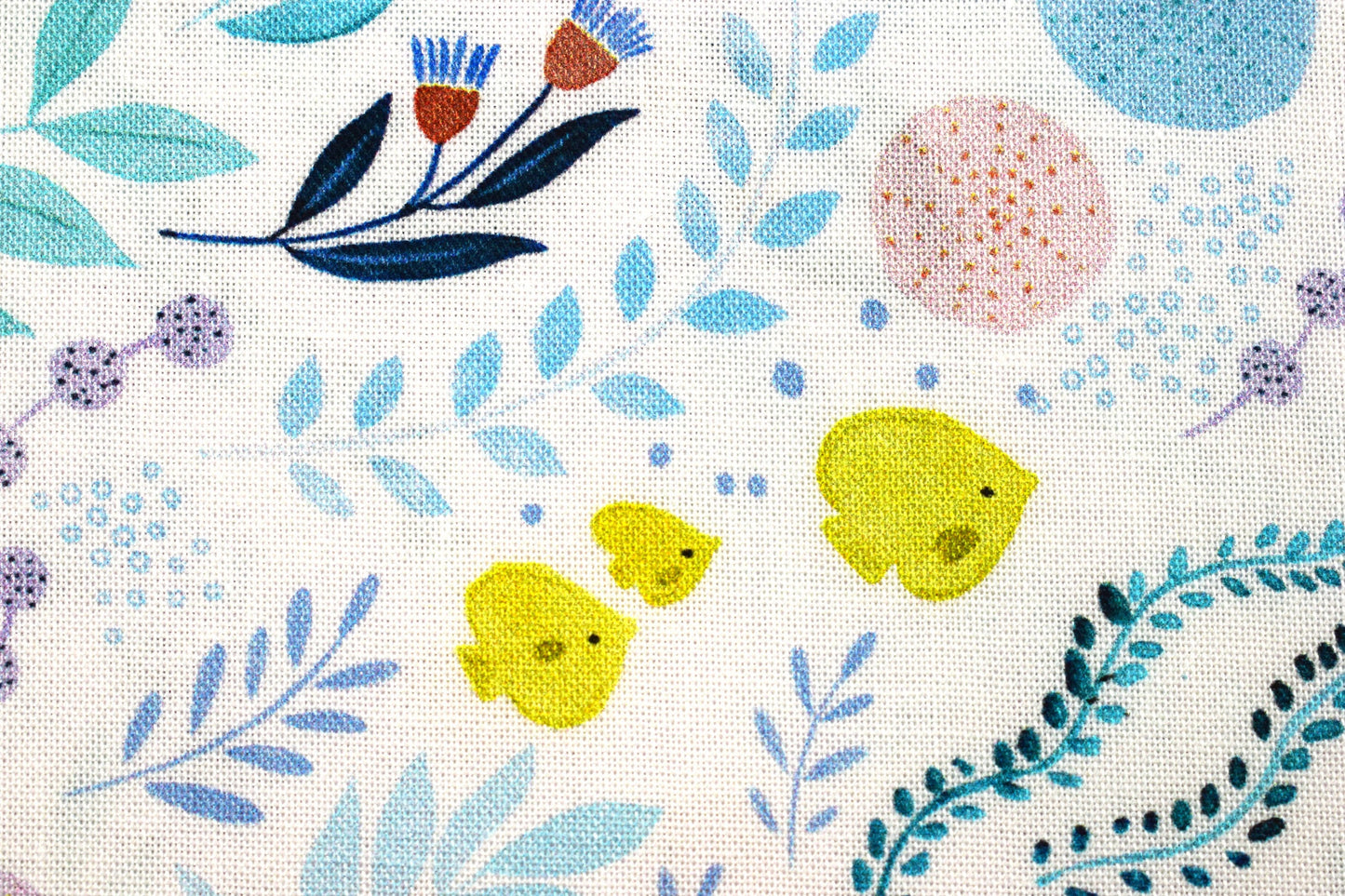 seaweed Fabric, Quilting fabric, Seahorse, corals, angel fish, under the sea by Dear Stella, price by the half metre The Quilt Sanctuary