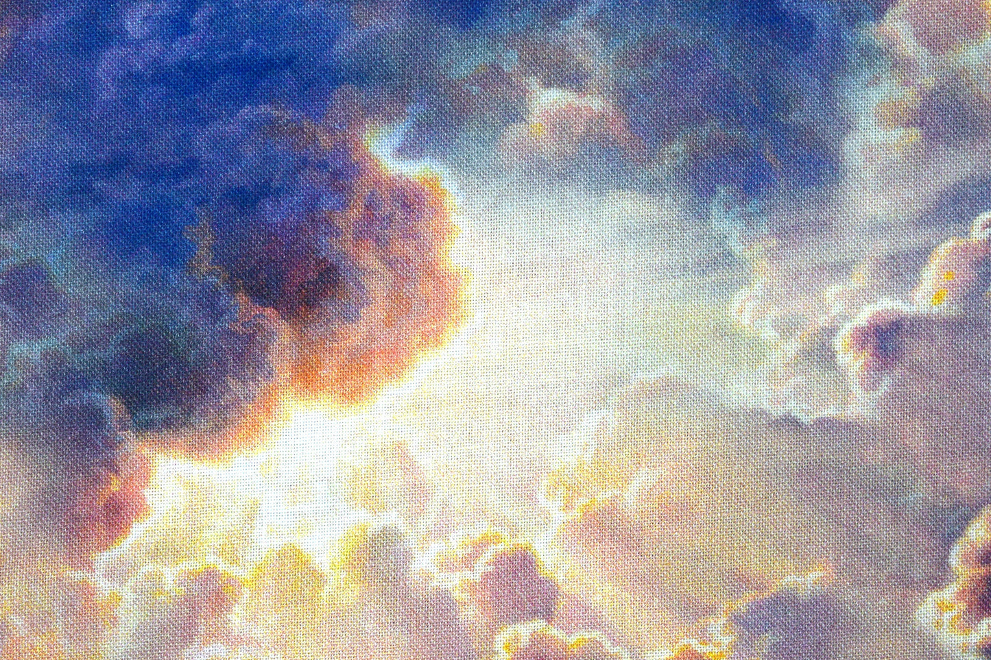 clouds fabric, digitally printed Quilting fabric, Safe Harbour range, price by the half metre The Quilt Sanctuary