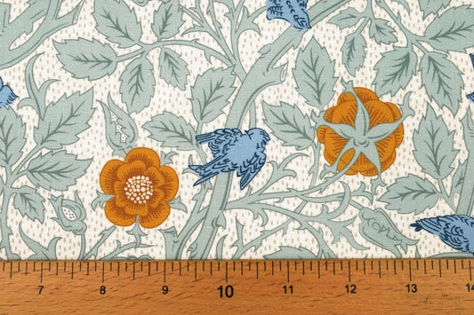 William Morris windrush, Natures dream, organic Quilting fabric, cotton fabric - Price by the Half Metre The Quilt Sanctuary