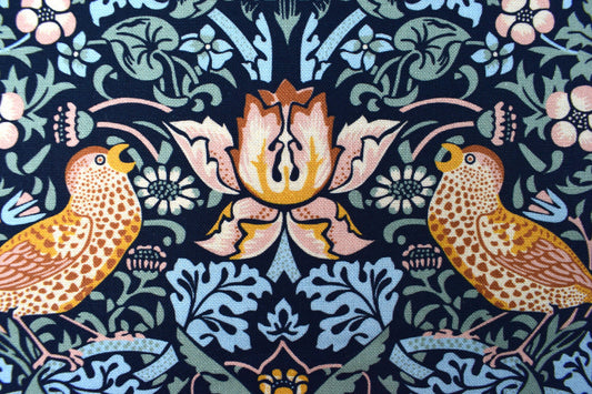 William Morris strawberry thief, Natures dream, organic Quilting fabric, floral cotton fabric - Price by the Half Metre The Quilt Sanctuary