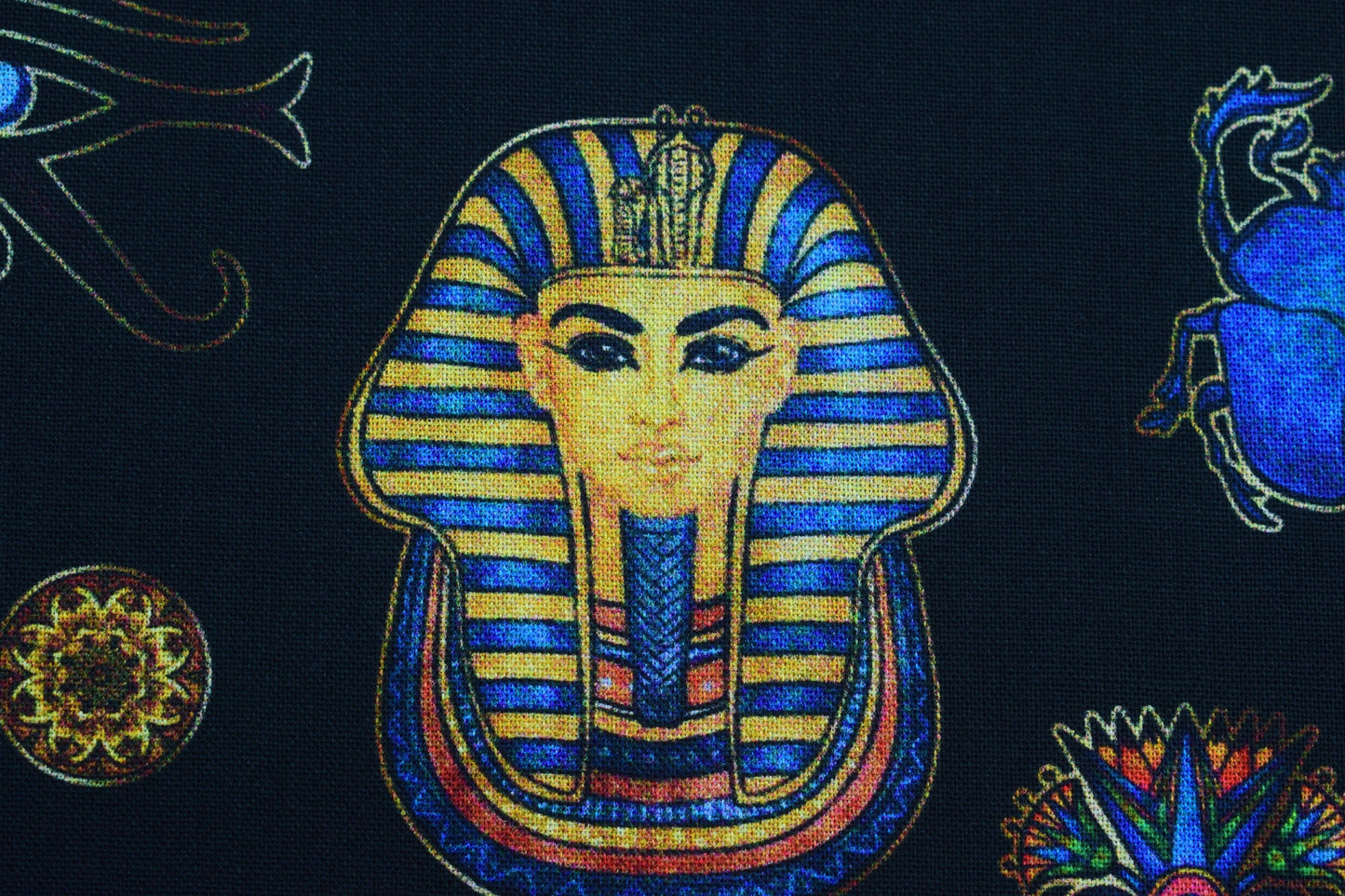 Egyptian Gods and Pharaohs, Quilting fabric, cotton fabric, quilting treasures, Dan Morris - Price by the Half Metre The Quilt Sanctuary