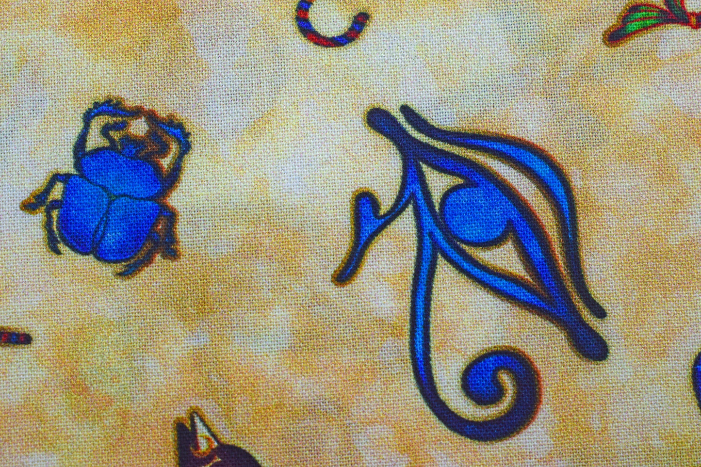 Egyptian Quilting fabric, cotton fabric, quilting treasures, Dan Morris, Pharaohs - Price by the Half Metre The Quilt Sanctuary